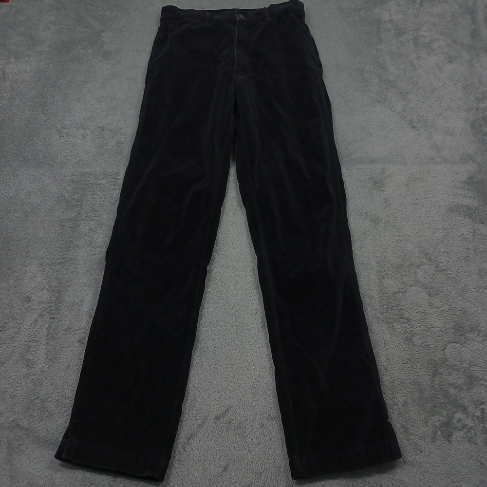 Harley Davidson Jeans Womens 4 Black Velvet‎ Biker Motorcycle Straight